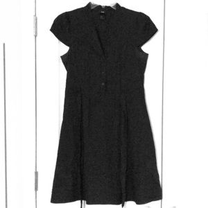 Button down black dress